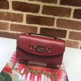 7 Star Gucci 564718 Strawberry Print Leather Zumi Mini Top Quality Bag