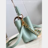 Louis Vuitton 7 Star Capucines Python Handle M48865 Avocado Green Bag