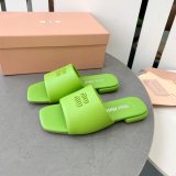 Perfect MiuMiu Bread Slippers Summer Perfect Sandals