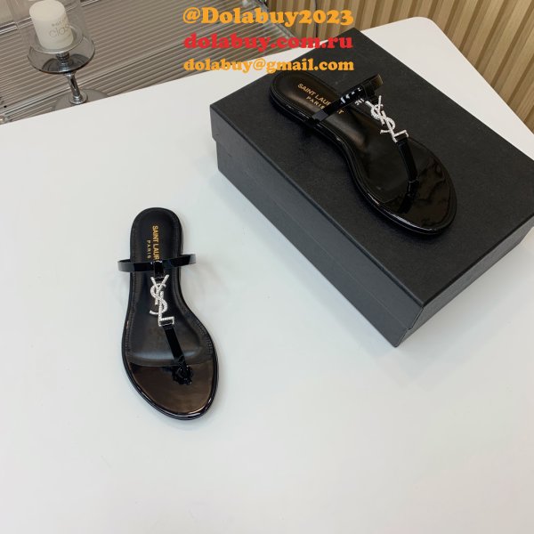 AAA+ YSL Saint Laurent Cassandra Sandals Heels Shoes