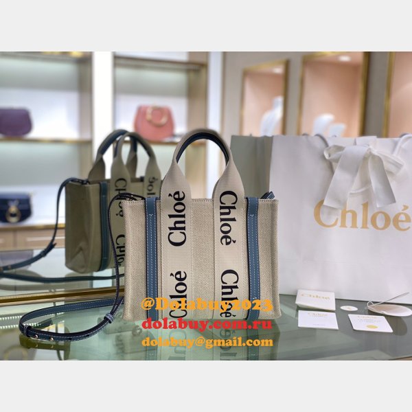 Best Quality Duplicate Chloe 1:1 Tote Woody  Bag  26CM