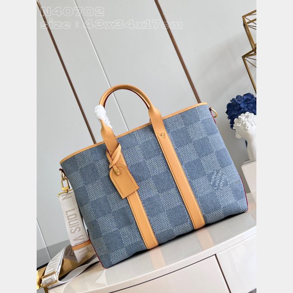 Louis Vuitton Copy N40702 Weekend Tote Damier Inspired Men Bags