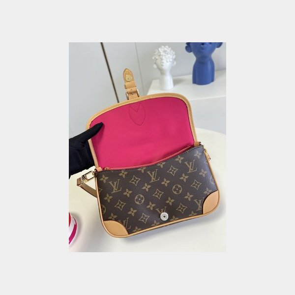 Best Louis Vuitton Copy Diane Monogram M46049 Fuchsia Bags