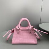 High Quality Balenciaga cuag pink crocodile bag Luxury