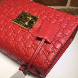 Copy Gucci Best GG Supreme Padlock Small Top Handle 453188 Bag