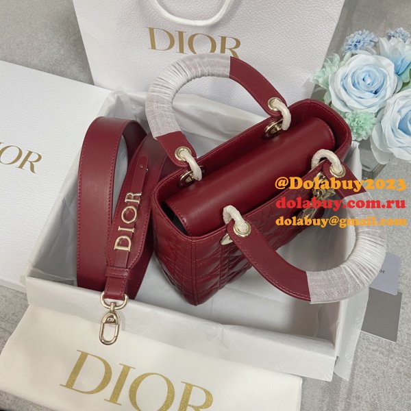 7 Star DIOR lady lambskin 20CM HANDBAG Inspired