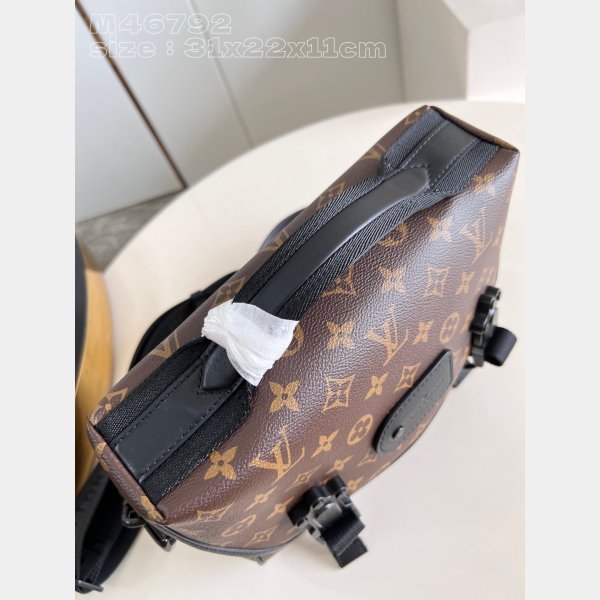 LV Copy Trail Messenger Monogram Macassar Canvas Men M46972 Top Quality Bag