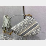 Inspired DIOR SADDLE grey 25.5CM HADNBAG HOT SELLING