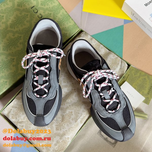 7 Star Designer gucci men RUN TRAINER shoes