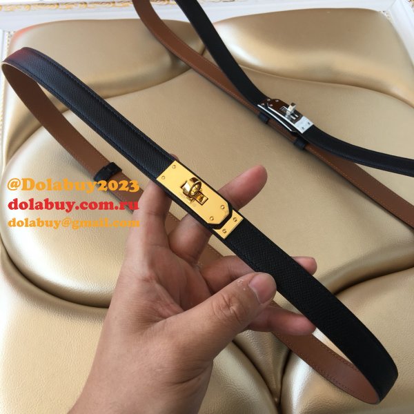 Inspired hottest selling hermes kelly thin belt 17mm