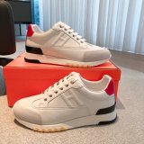 Wholesale Sneakers Leer Wit Hermes 1:1 Mirror Shoes