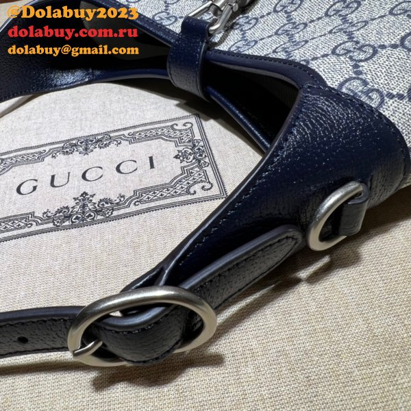 Gucci Fashion Jackie 1961 small shoulder bag ‎678843 Beige and blue