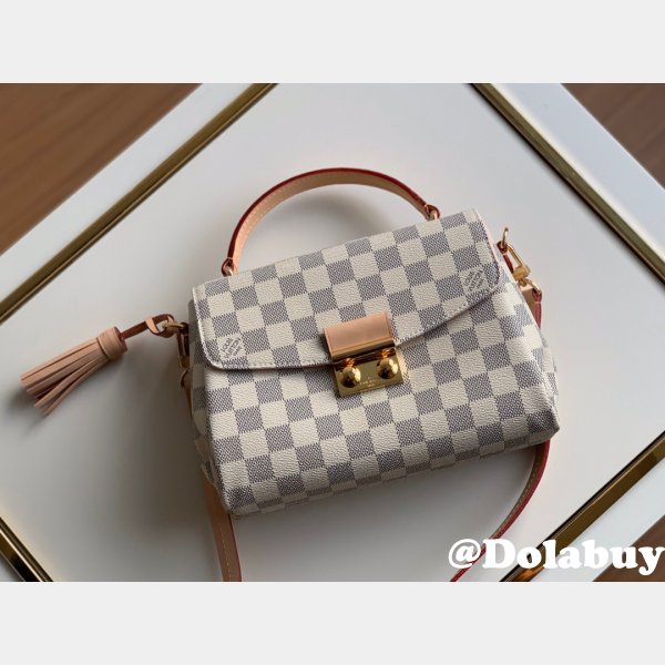 Louis Vuitton Duplicate N41581/N53000 Croisette Damier Azur Canvas