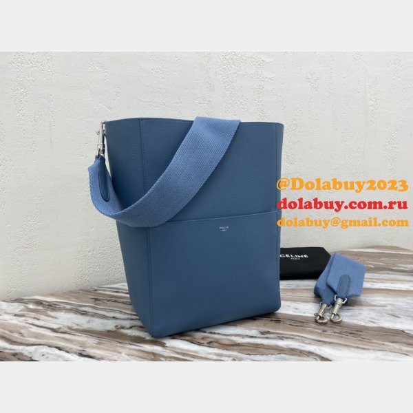 AAA+ Factory Celine Sangle Seau Shoulder Blue Bag