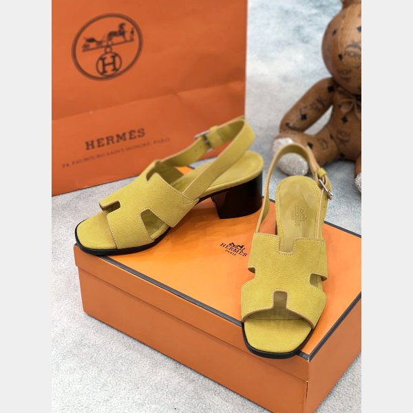 Eternite Slingback Sandals Luxury Hermes Wholesales Shoes