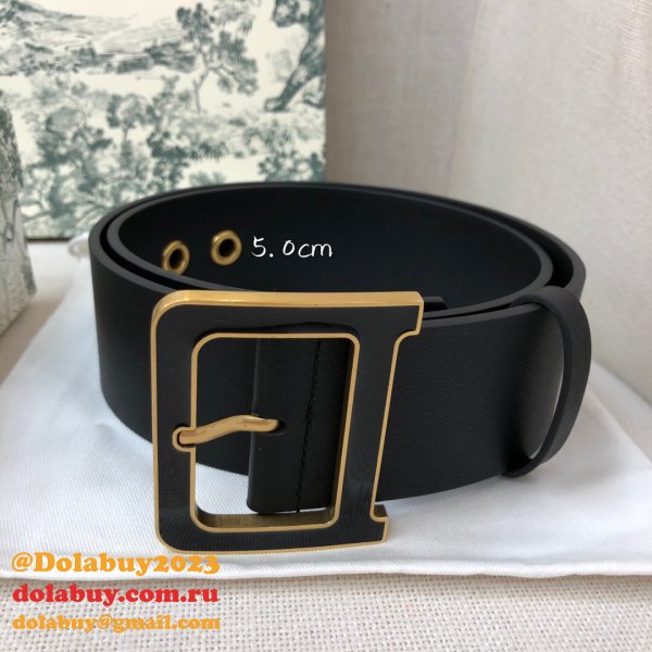 Christian Dior Perfect Belts 3.5CM & 5.0CM Black Shop Online Now