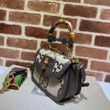 Buy Gucci Cheaps Small 675797 jumbo GG bag with bamboo