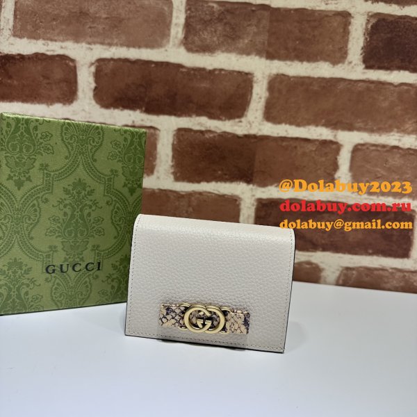 Wallet Interlocking G Gucci Top UKs 746059 Python Bag