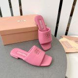 Perfect MiuMiu Bread Slippers Summer Perfect Sandals