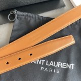 7 Star Best SAINT LAURENT 1:1 MirrorS BELT FOR SALE 20MM/30MM