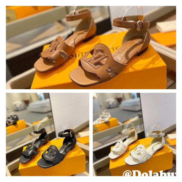 Copy LV Isola Flat Sandal 1:1 Mirror