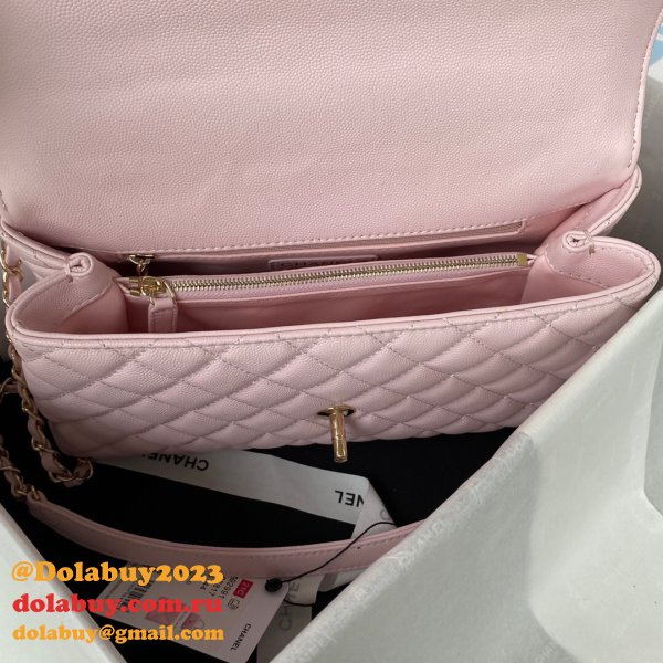 Best CC coco handle bag 92991 caviar leather 29cm