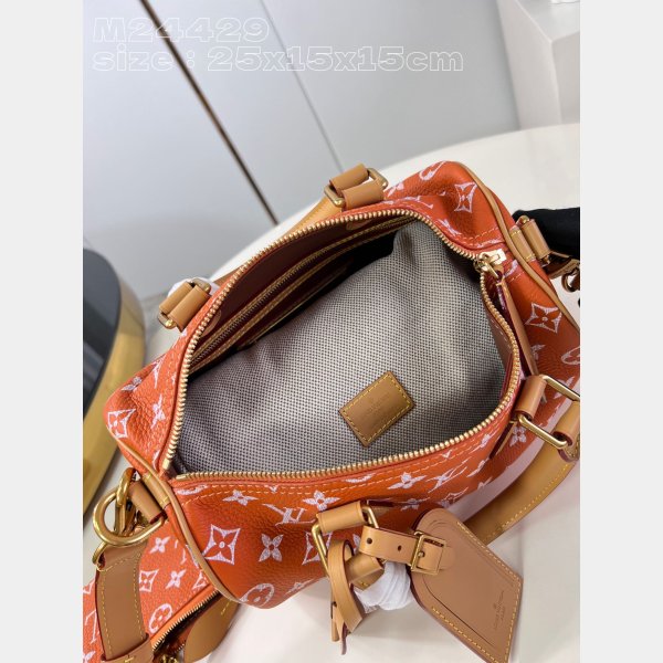 Keepall Bandoulière 50 M24429 Orange Knockoff Louis Vuitton Copy Bag