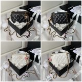 Top Quality Vanity AP3940 Classic Chain Inspired Bag Black/White