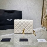 Duplicates Saint Laurent Becky Large chain bag in quilted lambskin