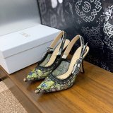 Designer dior Macrame J'ADIOR PUMP SANDALS