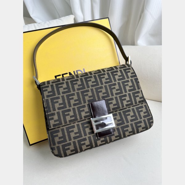 1:1 Mirror Fendi Vintage tote Fashion women bag