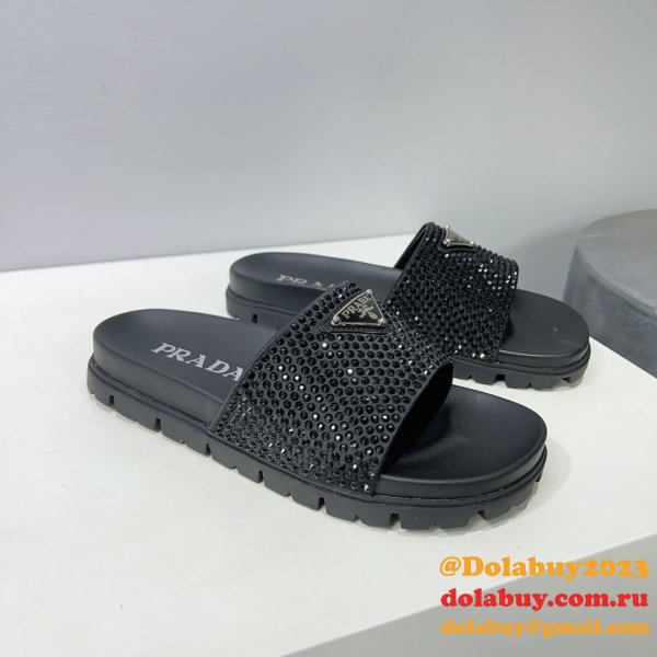 Our  Webstore Prada 1:1 Mirror High Quality Flat Sandals