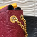 Knockoff Louis Vuitton Monogram Empreinte Leather Vavin PM M43931 Wine Red Bag