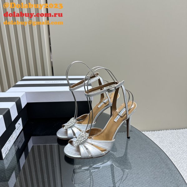 Wholesale Top Quality Aquazzura Heels 8.5cm Sandals Perfect Shoes