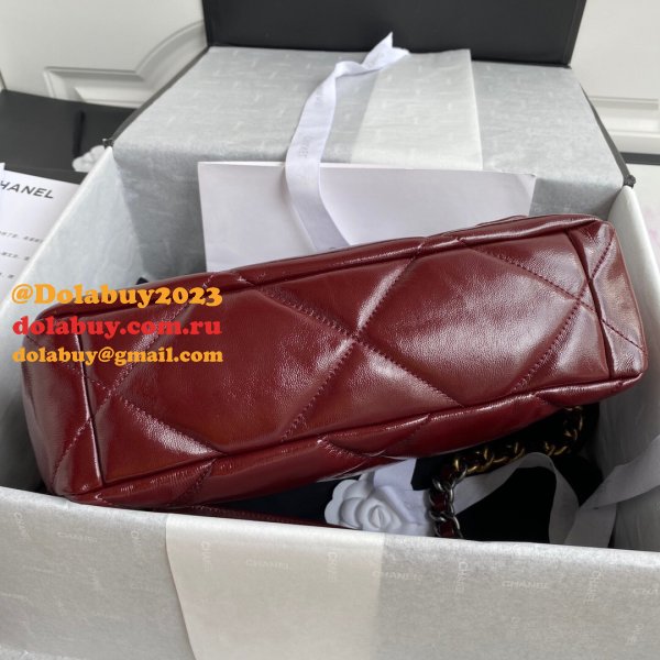 CC High Quality 19 Large Flap AS1161 Black/Red 7 Stars 30CM Bag