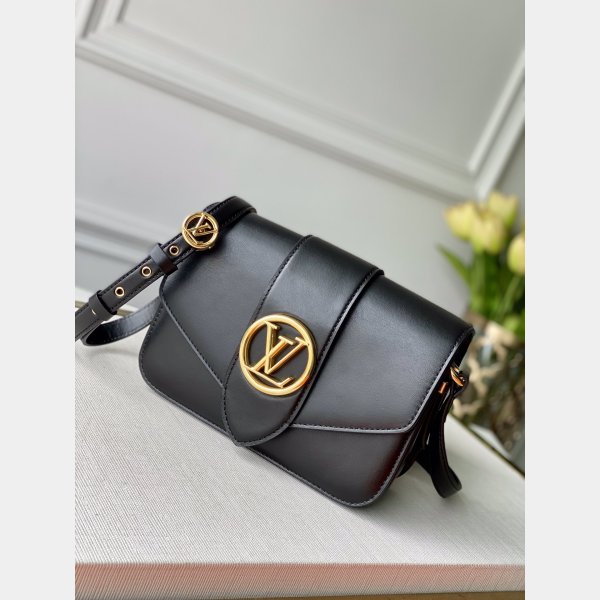 1:1 Mirror Louis Vuitton LV Pont 9 M55948 Luxury Black Bag