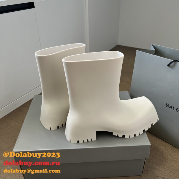 1:1 Mirror Balenciaga Luxury Trooper Rubber Boot 1:1 Mirror