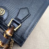 AAA Quality Fake Gucci Diana lizard 675800 bag