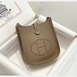 High Quality bag Hermes Evelyne Top Quality Online Store elephant grey