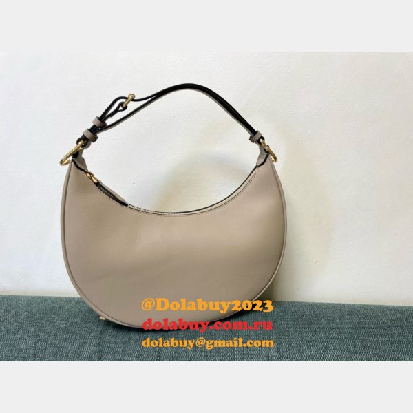 UK Fendi Fendigraphy leather shoulder hobo bag