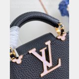 Buy Outlet Perfects Louis Vuitton Capucines M48865 Black Bag