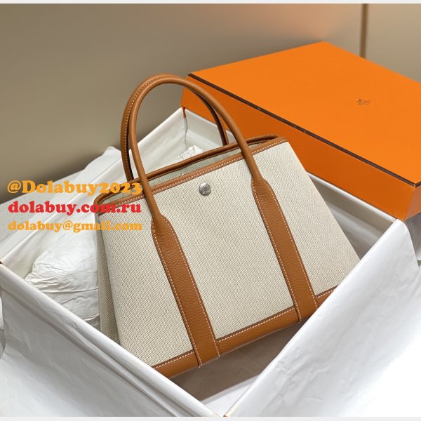 Garden Party Hermes Inspired Bags Are Made Of Top Quality Leather