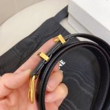 Buy Designer Celine Belts  18mm Black Sells