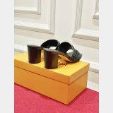 Replica LOUIS VUITTONS Neo Revival Flat Mule Shoes