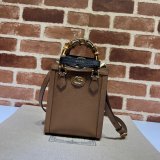 Gucci Luxurys Diana 1:1 Mirror Tote Perfect 739079 Bag