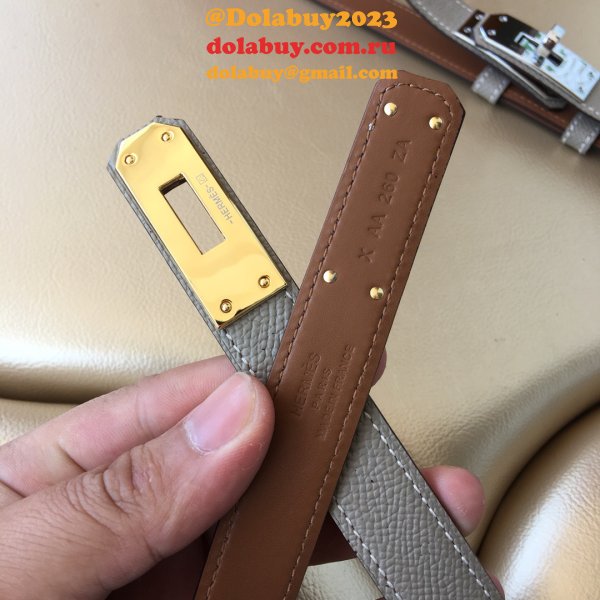 Inspired hottest selling hermes kelly thin belt 17mm