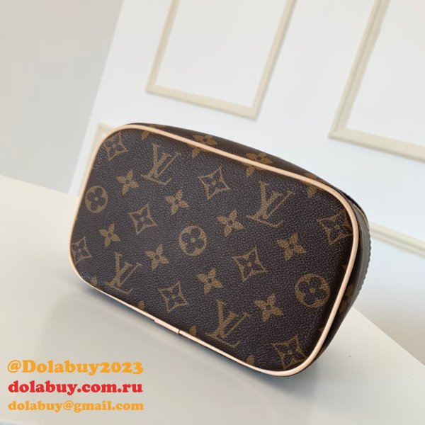 Top Quality Louis Vuitton Nice Mini Monogram Canvas M44495 Brown