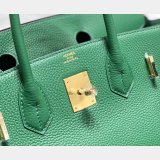 HERMES BIRKIN 25CM HALF HUMAN HANDMADE STICHING Replica