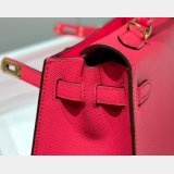 High Quality Fake Hermes Epsom Kelly 19/25/28CM Red Bag For Sale