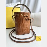 Knockoff Wholesale Fendi Mon Tresor FF small BUCKET BAG